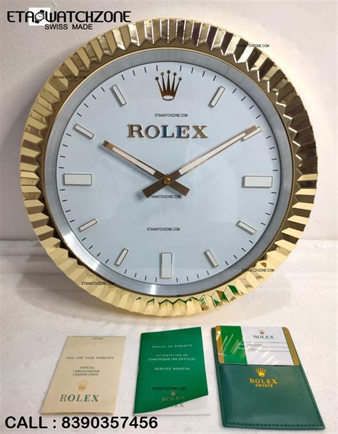 rolex wall clock price|rolex wall clock for sale.